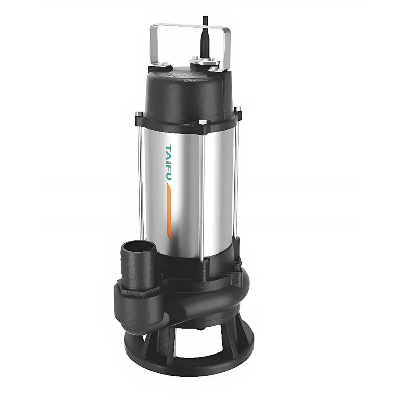 Насос фекальний Taifu 50WFD11-10-1,1GA, корпус нержавіюча сталь (фреза) Н=15М, Q=17кбМ, P=1100 Вт, 2" (TF3346)